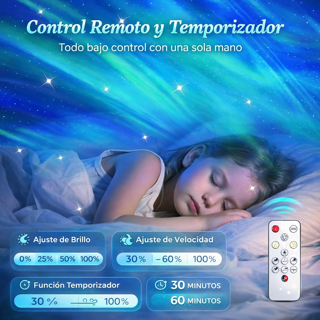 Lámpara de Aurora en Concha con Perla Luminosa